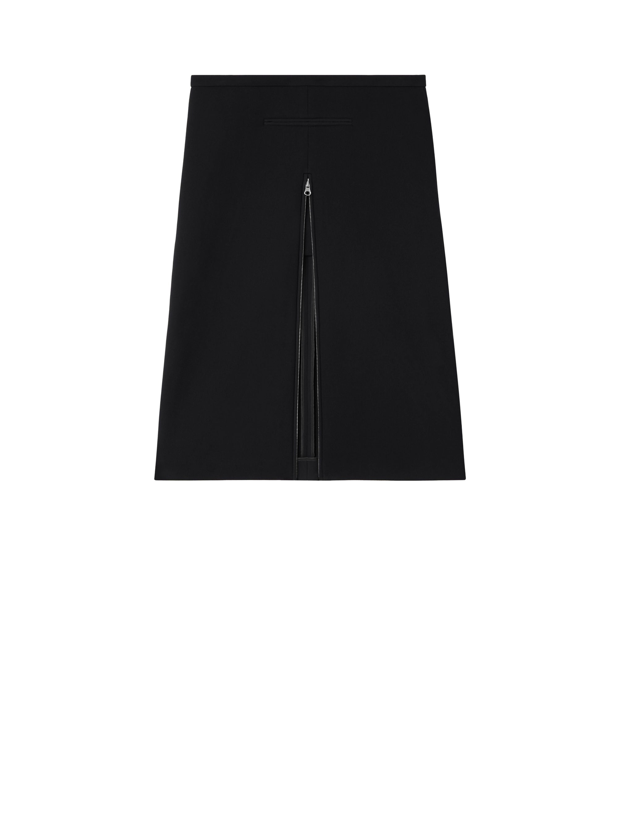 PREMIUM 30pcs NEW / JUPE MIDI TAILLEUR HÉRITAGE EN CRÊPE - Black
