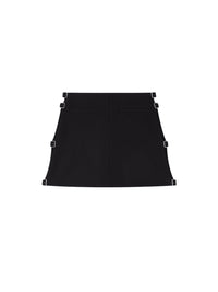 MINI JUPE MULTI-SANGLES EN LAINE
