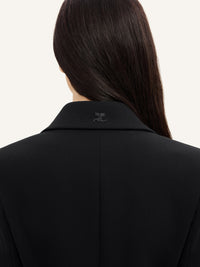 PREMIUM 9pcs NEW / MANTEAU LONG HÉRITAGE HYPERBOLE EN CRÊPE
