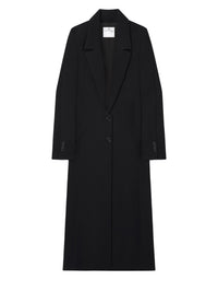 PRIX MARQUE : 390 / MANTEAU LONG HÉRITAGE HYPERBOLE EN CRÊPE