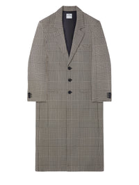 PRIX MARQUE : 390 / MANTEAU LONG PRINCE DE GALLES