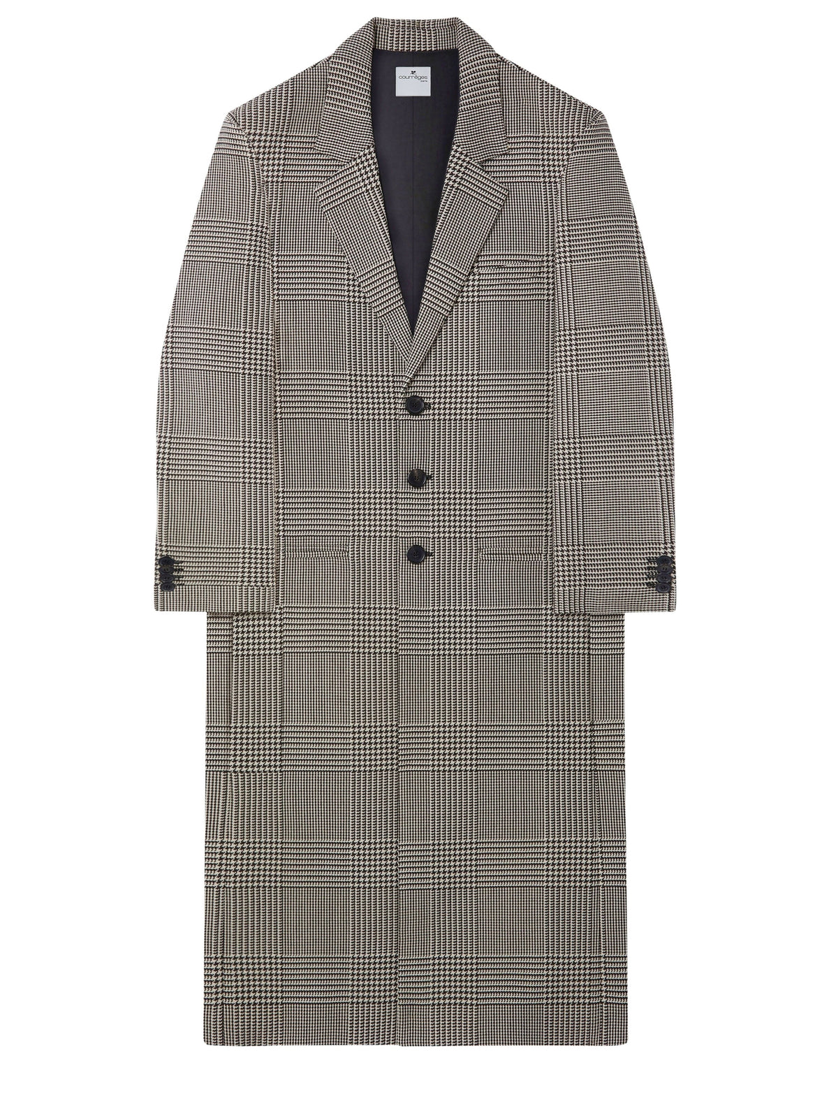 MANTEAU LONG PRINCE DE GALLES