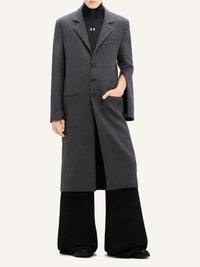 MANTEAU LONG TAILLEUR EN LAINE