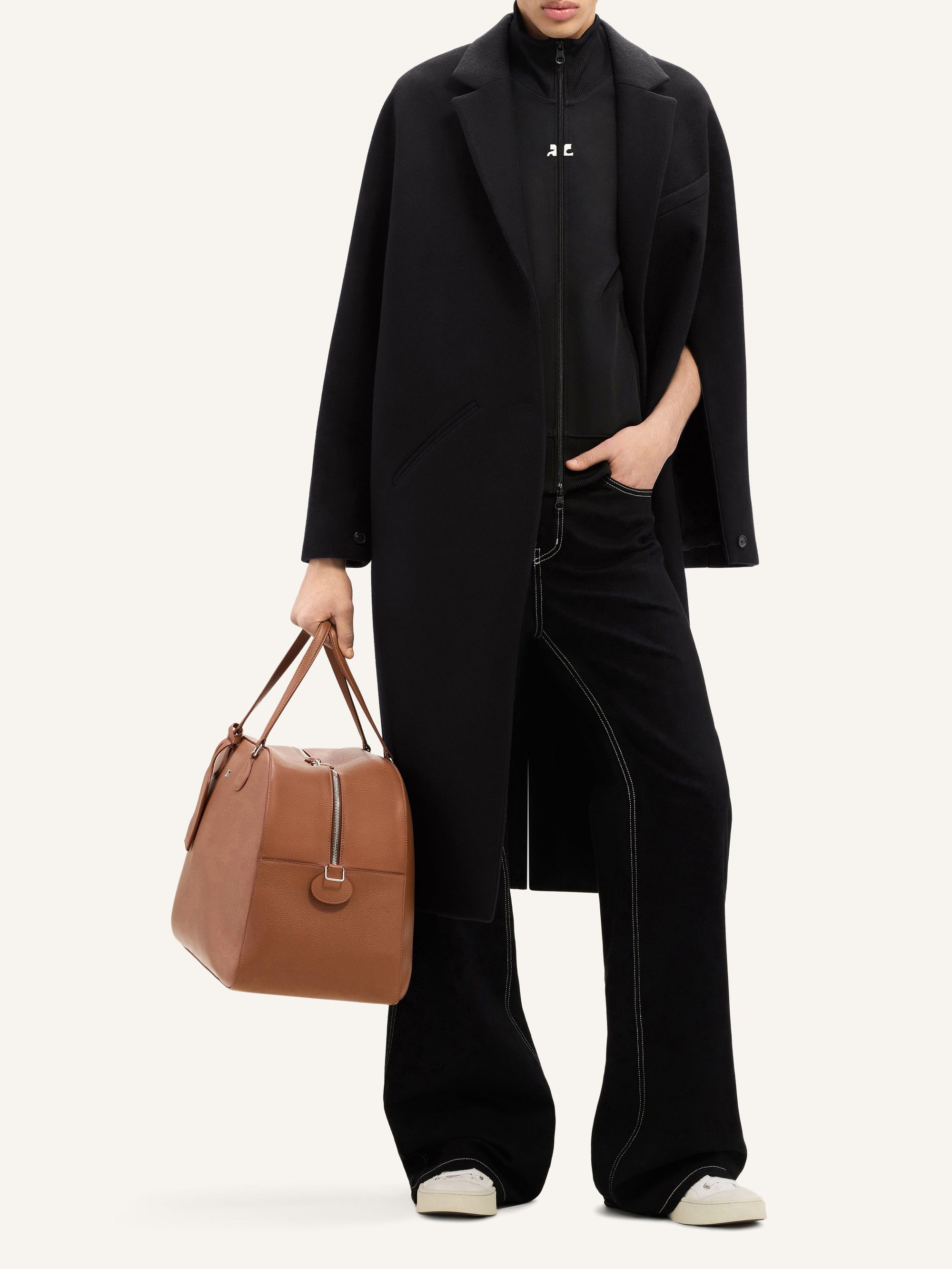 PREMIUM 22pcs NEW / MANTEAU LONG COCOON EN LAINE