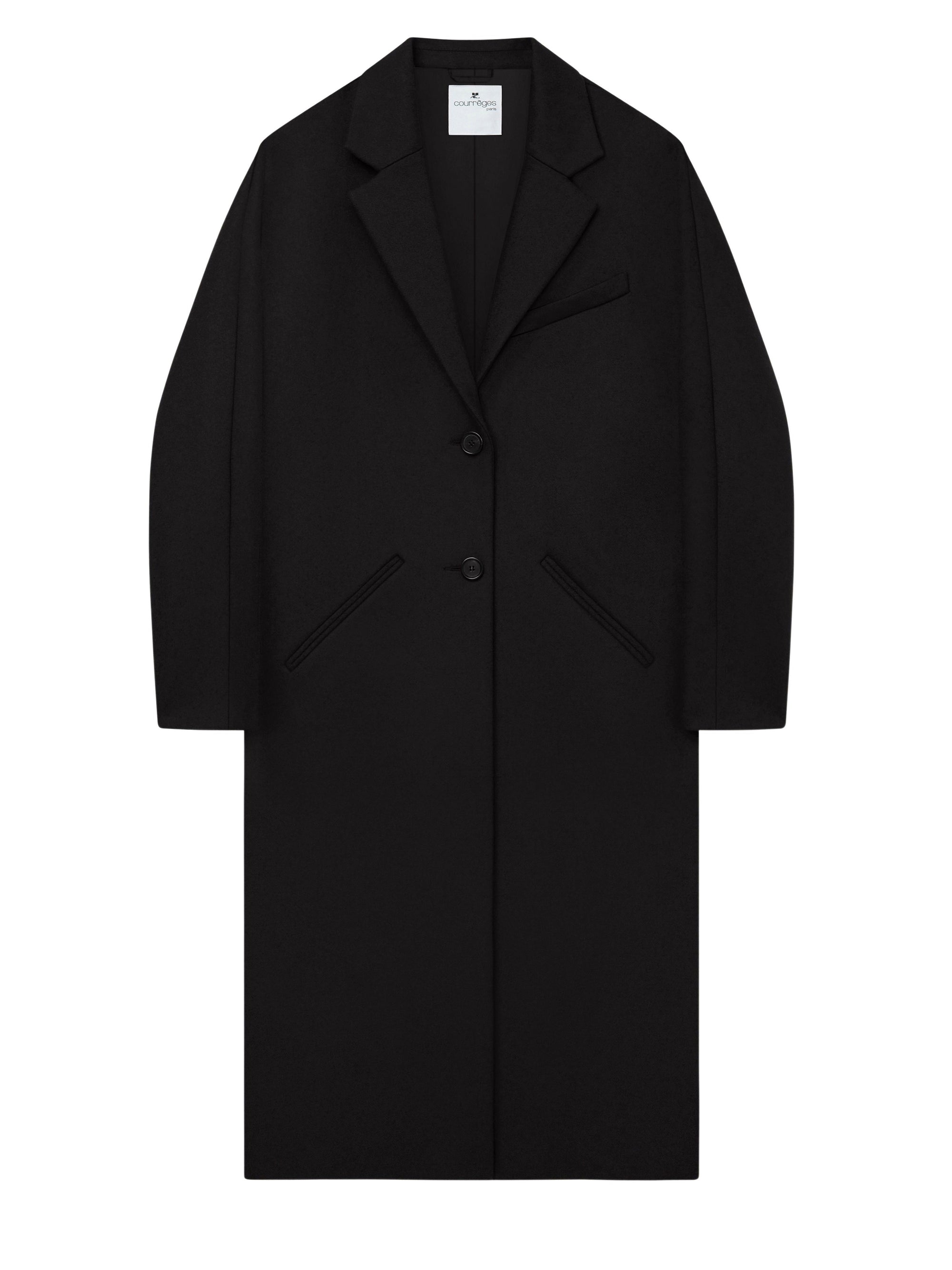 PREMIUM 22pcs NEW / MANTEAU LONG COCOON EN LAINE