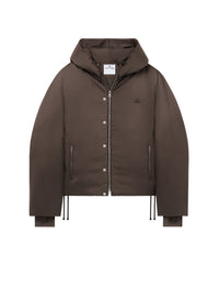 PREMIUM 31pcs NEW / DOUDOUNE À CAPUCHE EN NYLON - Coffee