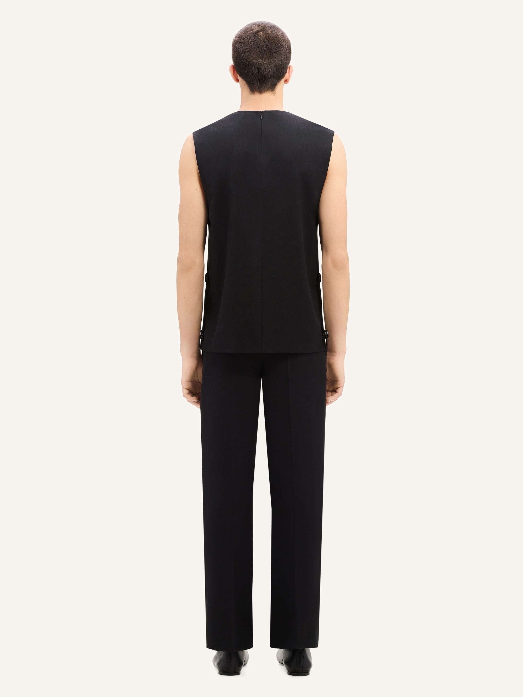 PREMIUM 10pcs NEW / PANTALON HÉRITAGE RÉTRO EN TWILL - Black