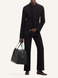 PANTALON TAILLEUR POCHE FRONTALE EN LAINE