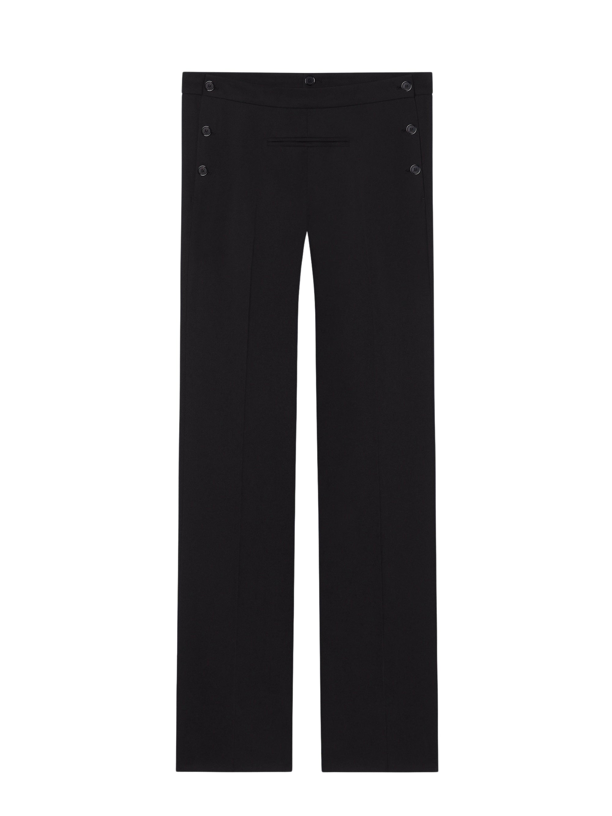 PREMIUM 9pcs NEW / PANTALON TAILLEUR POCHE FRONTALE EN LAINE
