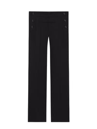 PANTALON TAILLEUR POCHE FRONTALE EN LAINE