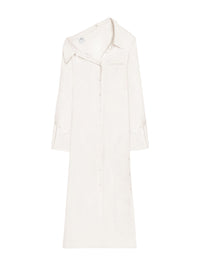 Robe chemise Modular en crêpe - Natural