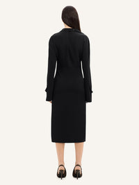 ROBE CHEMISE MODULAR EN CRÊPE
