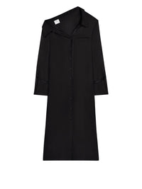 PREMIUM 59pcs NEW / ROBE CHEMISE MODULAR EN CRÊPE - Black