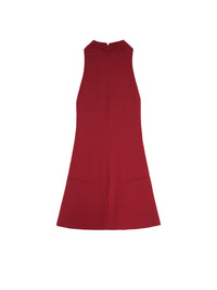 PRIX MARQUE : 190 / ROBE TRAPÈZE EN TWILL SANS MANCHES