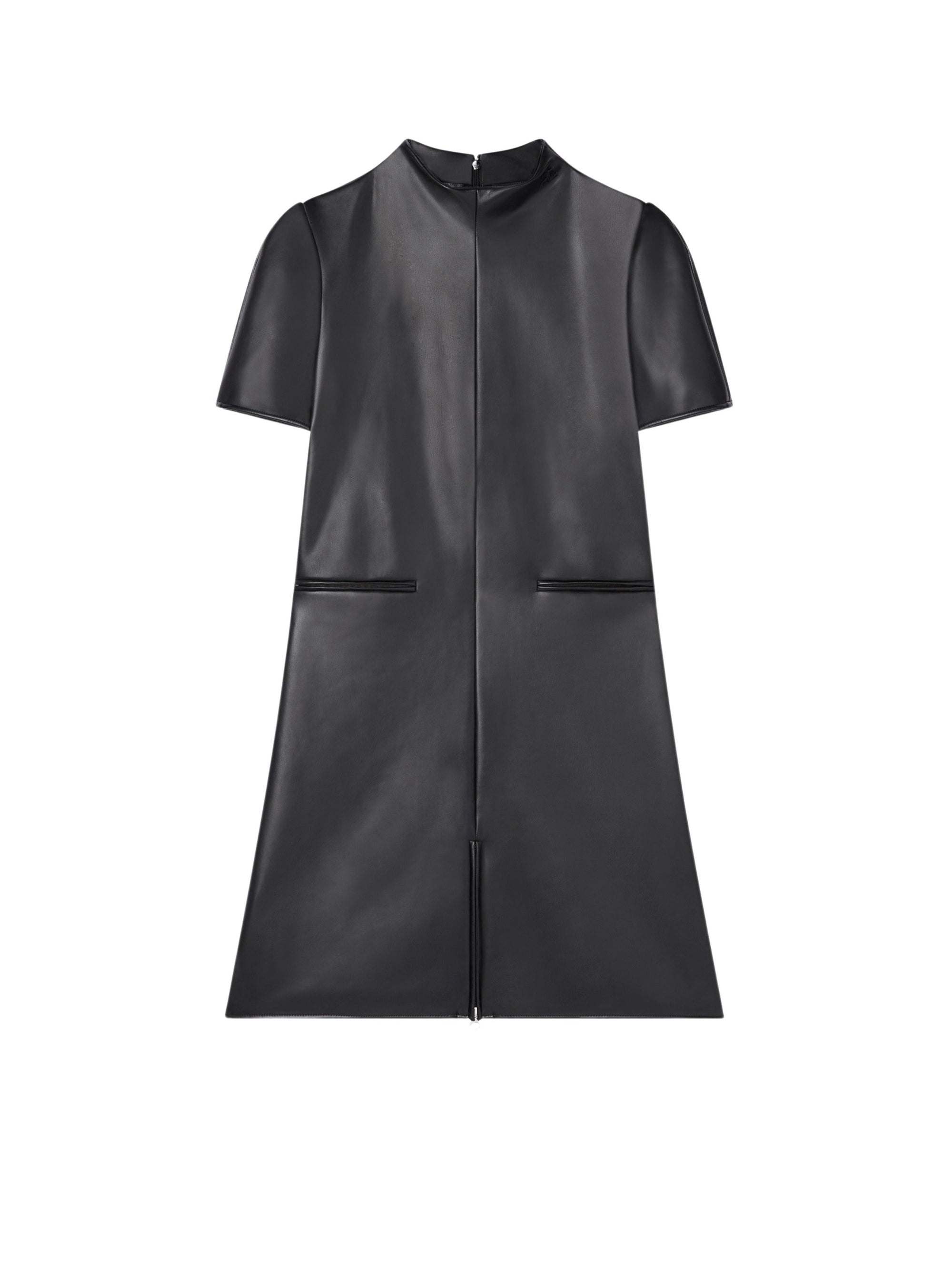 PREMIUM 9pcs NEW / ROBE TRAPÈZE EFFET CUIR