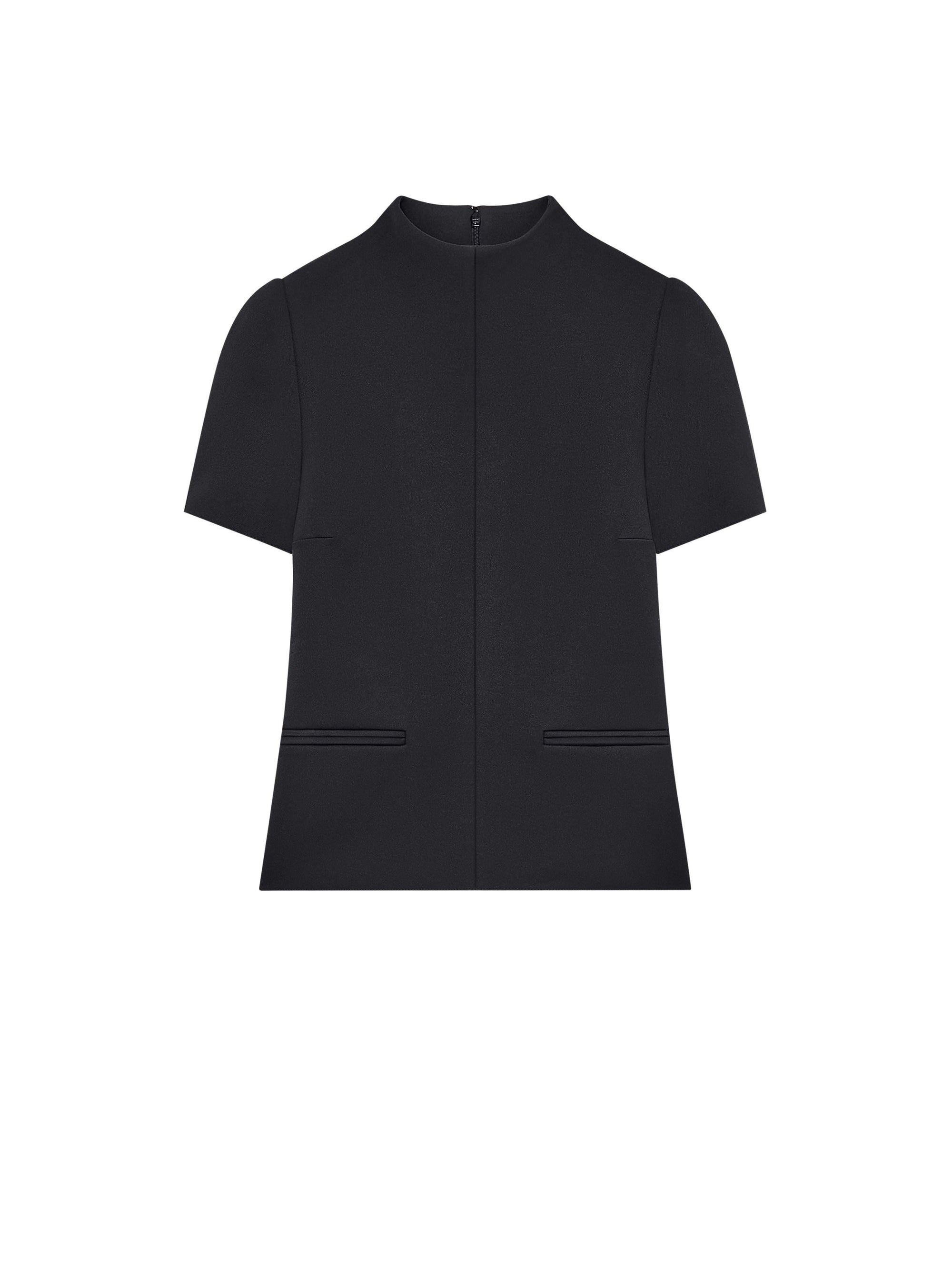 PREMIUM 24pcs NEW / TOP COL MONTANT EN TWILL - Black