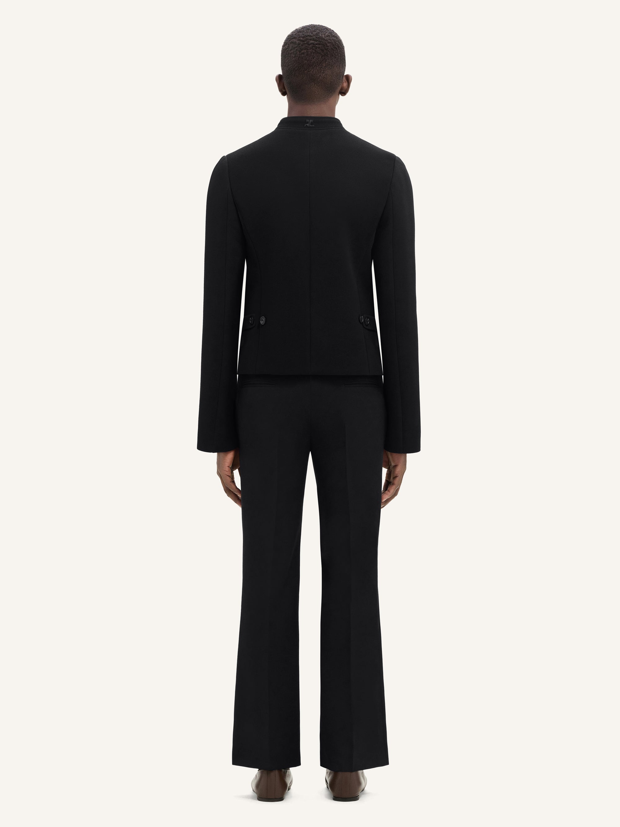 PREMIUM 3pcs NEW / VESTE TAILLEUR HÉRITAGE EN CRÊPE