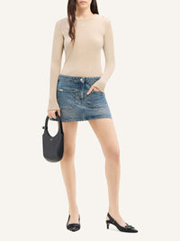 PREMIUM 21pcs NEW / MINI JUPE 2 POCHES EN DENIM