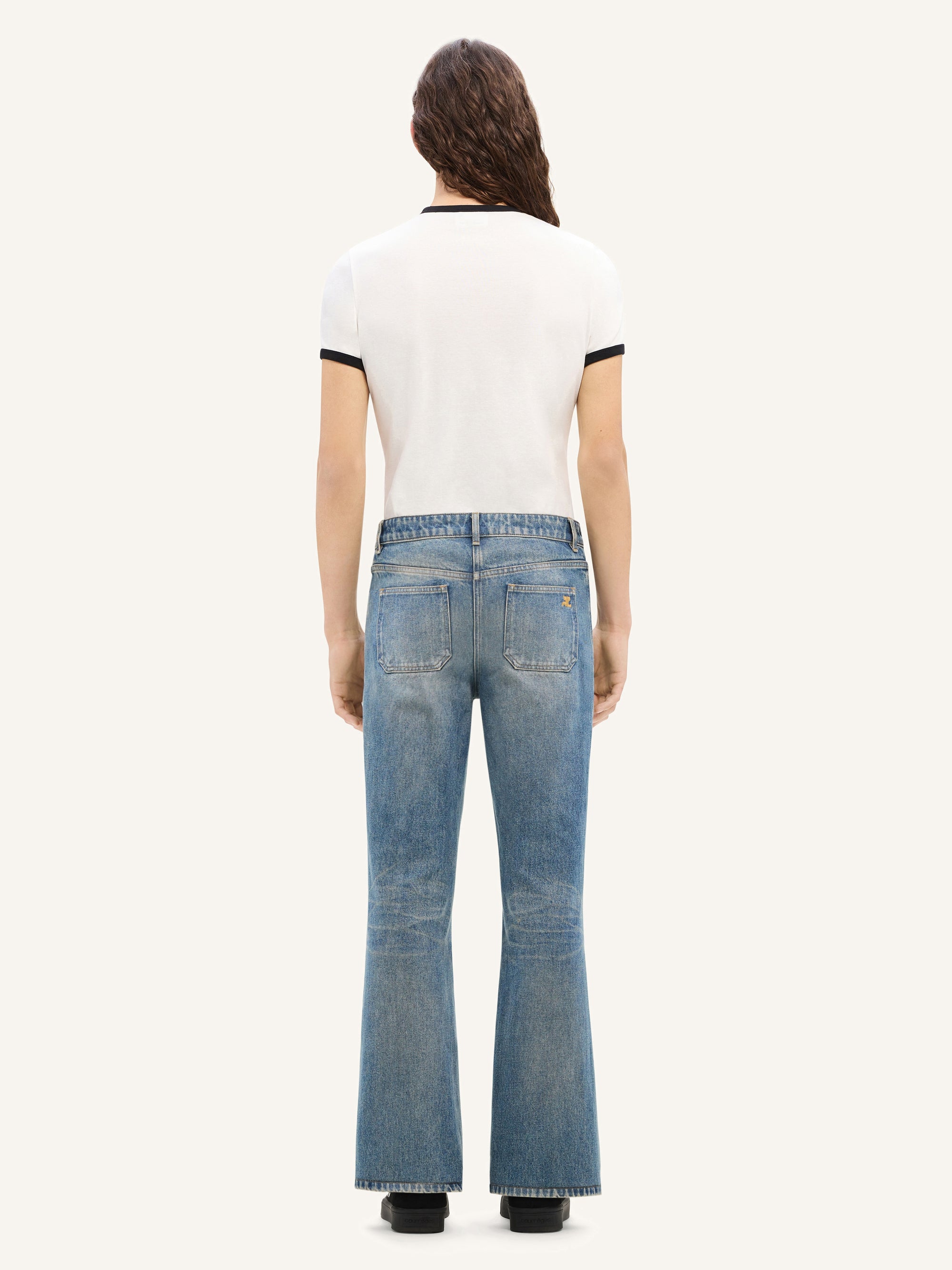 PREMIUM 18pcs NEW / PANTALON 2 POCHES EN DENIM - Vintage Medium Blue