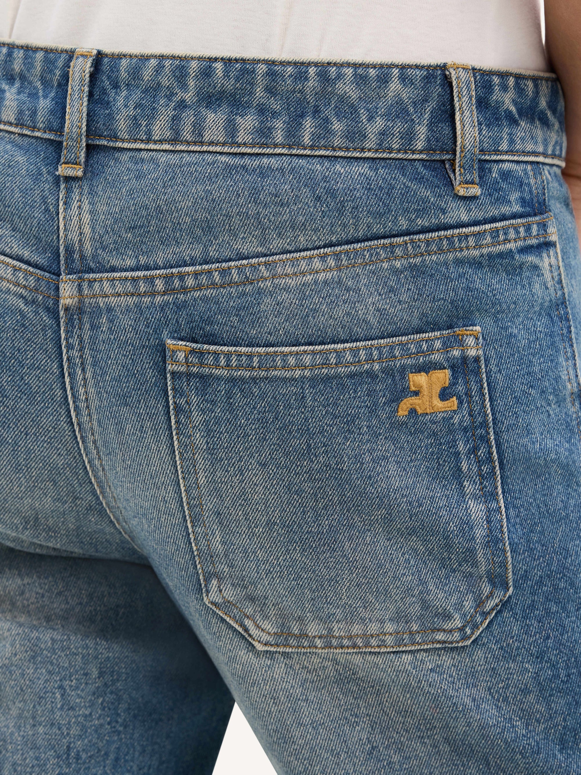 PREMIUM 18pcs NEW / PANTALON 2 POCHES EN DENIM - Vintage Medium Blue