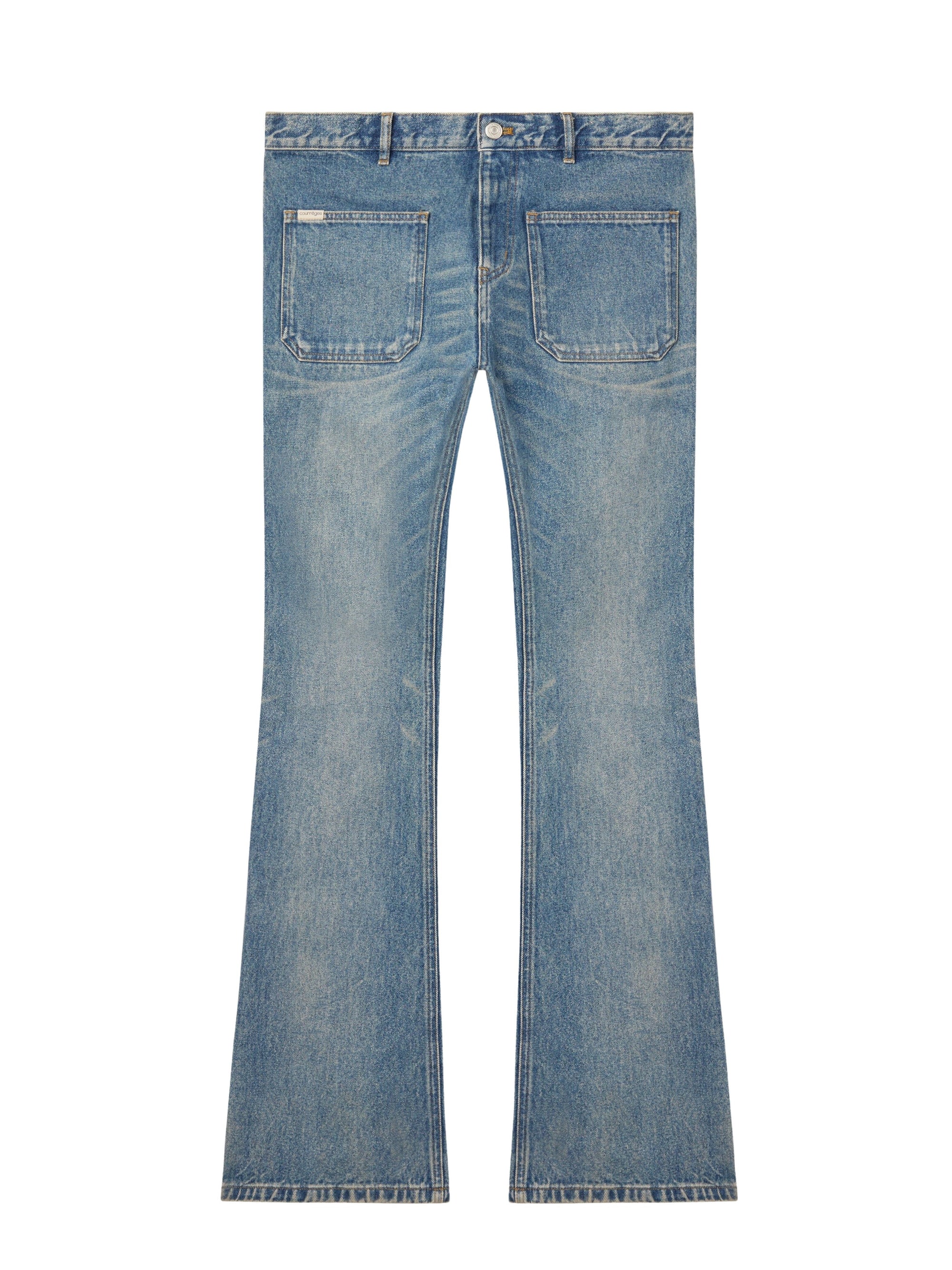 PREMIUM 18pcs NEW / PANTALON 2 POCHES EN DENIM - Vintage Medium Blue
