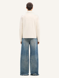 PREMIUM 71pcs NEW / PANTALON BAGGY UNE POCHE EN DENIM - Vintage Medium Blue