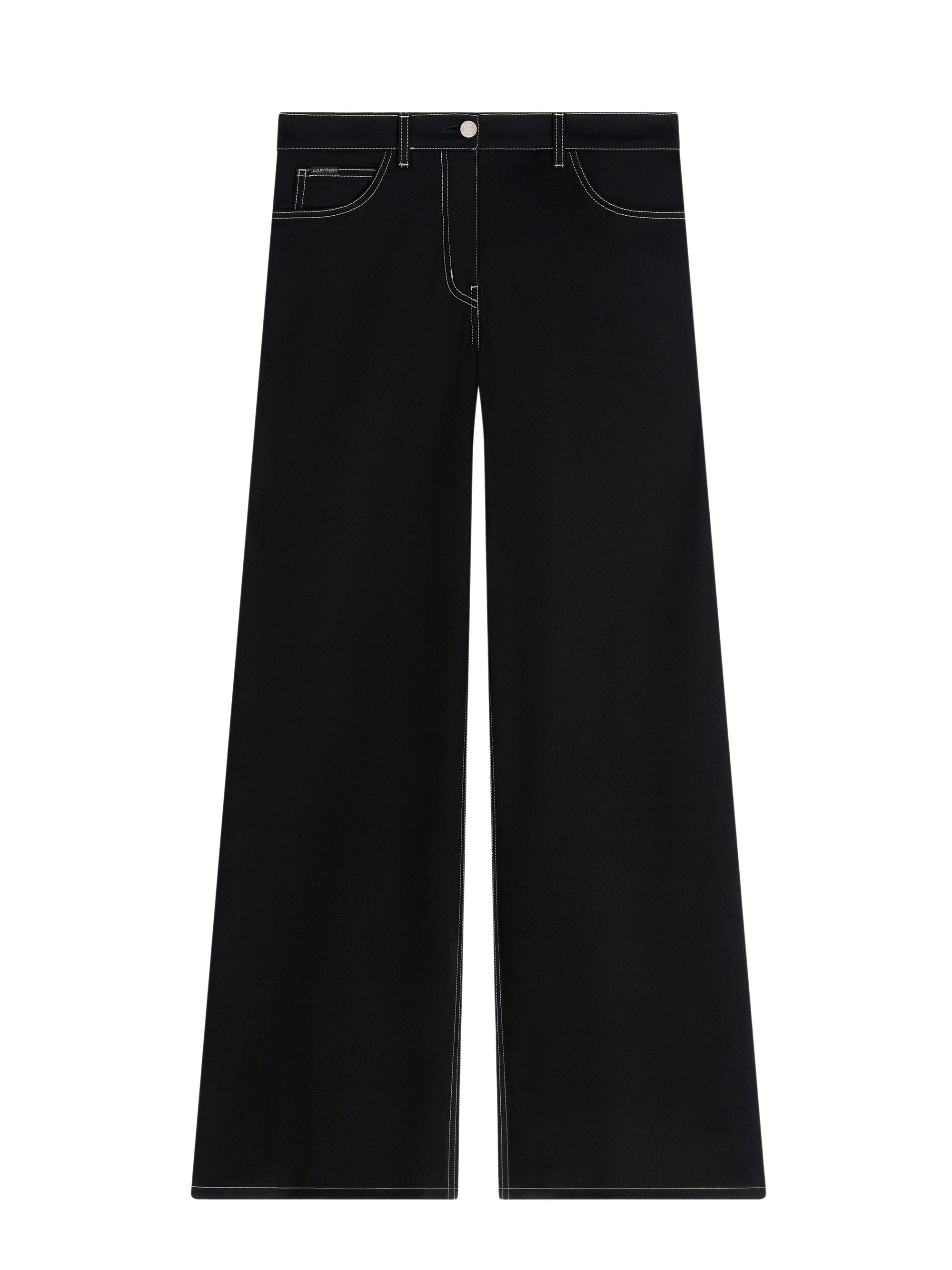 PREMIUM 17pcs NEW / PANTALON BAGGY HAMMER EN DENIM SURPIQUÉ