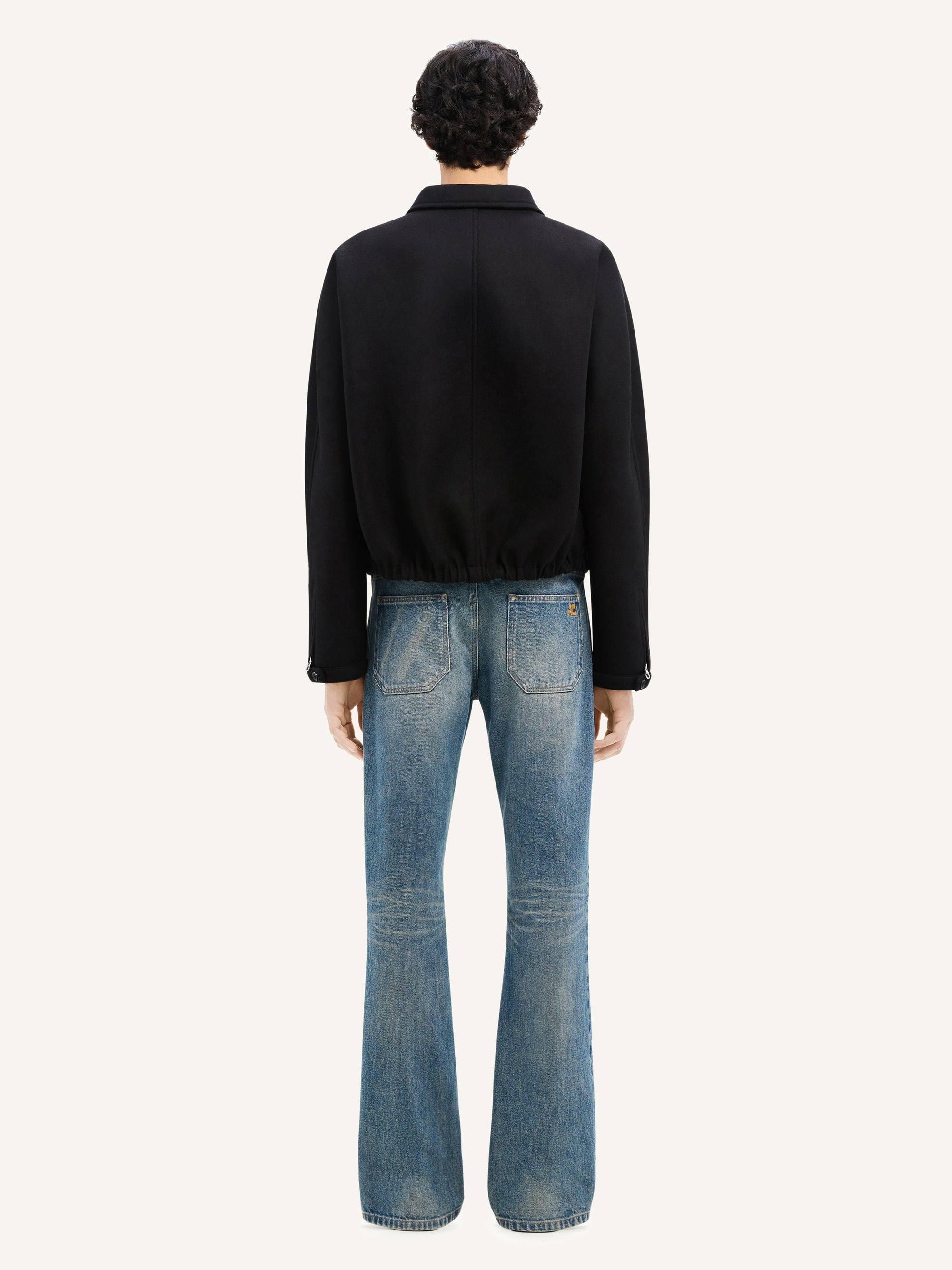 PREMIUM 2pcs NEW / PANTALON BOOTCUT 5 POCHES EN DENIM