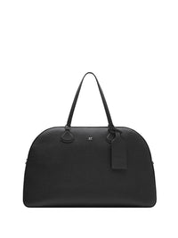 PREMIUM 21pcs NEW / SAC WEEKENDER EN CUIR GRAINÉ - Black