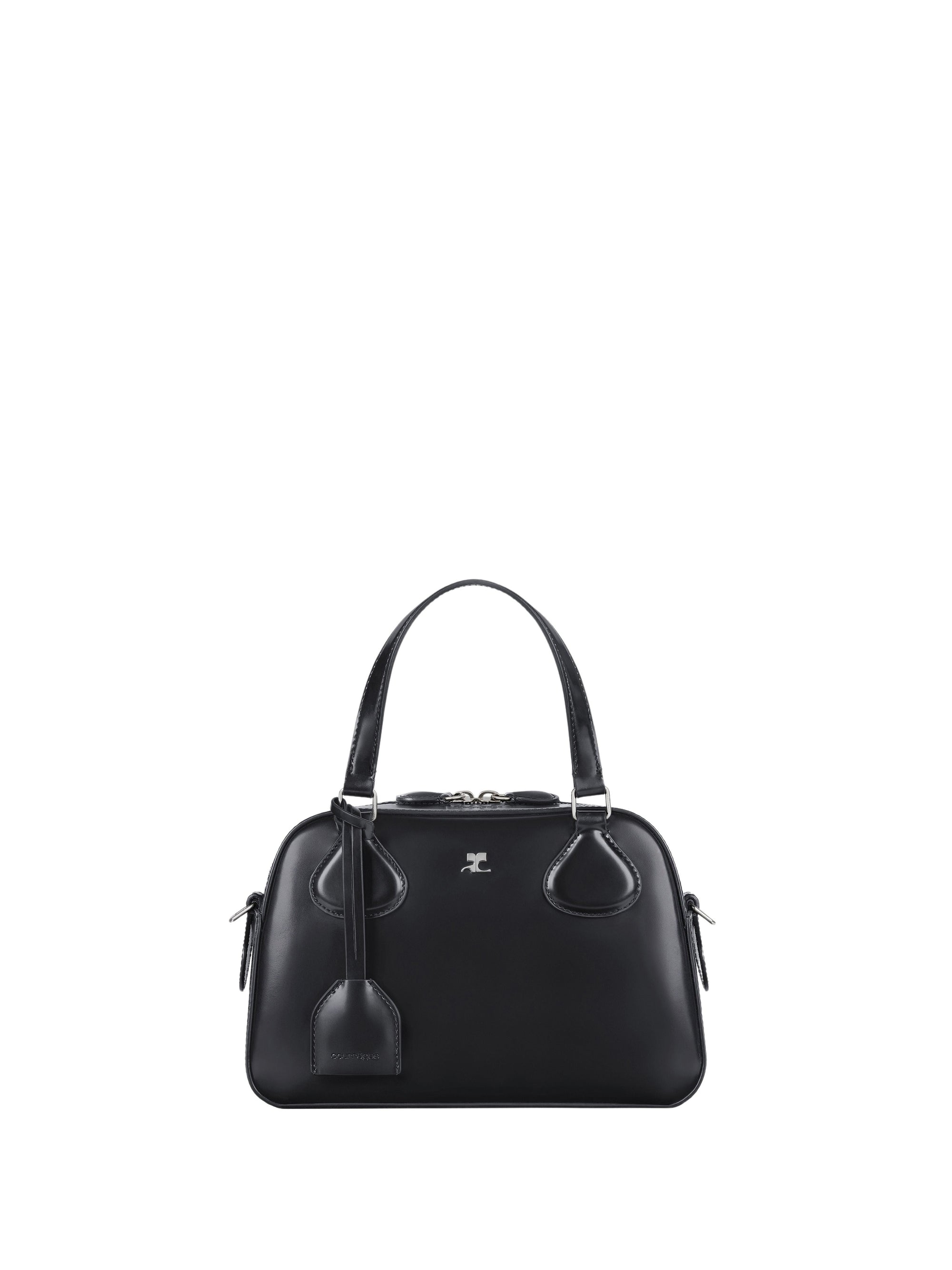 PREMIUM 17pcs NEW / SAC BOWLING AC EN CUIR GLACÉ - Black
