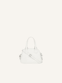 PREMIUM 15pcs NEW / MINI SAC BOWLING AC EN CUIR LISSE - Heritage white