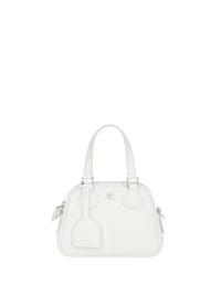 PREMIUM 15pcs NEW / MINI SAC BOWLING AC EN CUIR LISSE - Heritage white