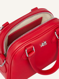 PREMIUM 27pcs NEW / MINI SAC BOWLING AC EN CUIR LISSE - Ruby
