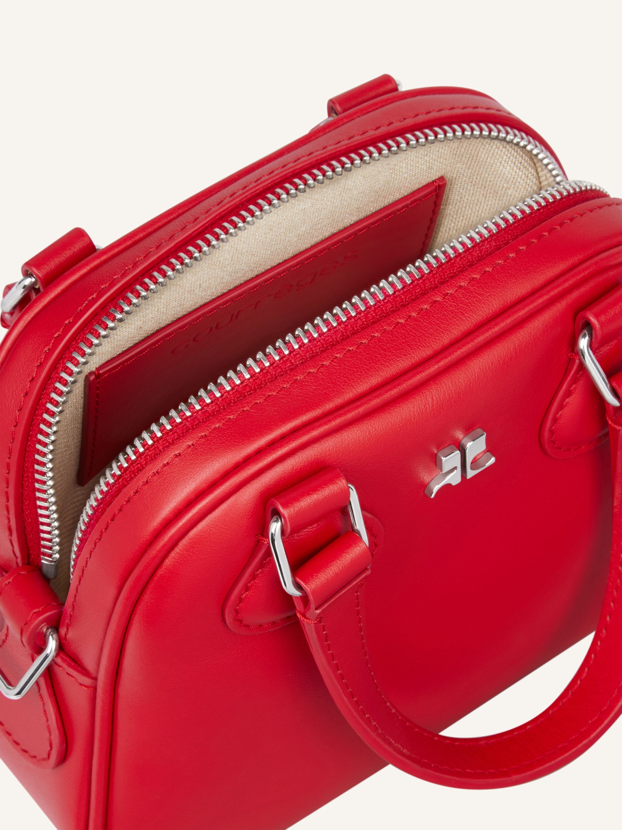 PREMIUM 27pcs NEW / MINI SAC BOWLING AC EN CUIR LISSE - Ruby