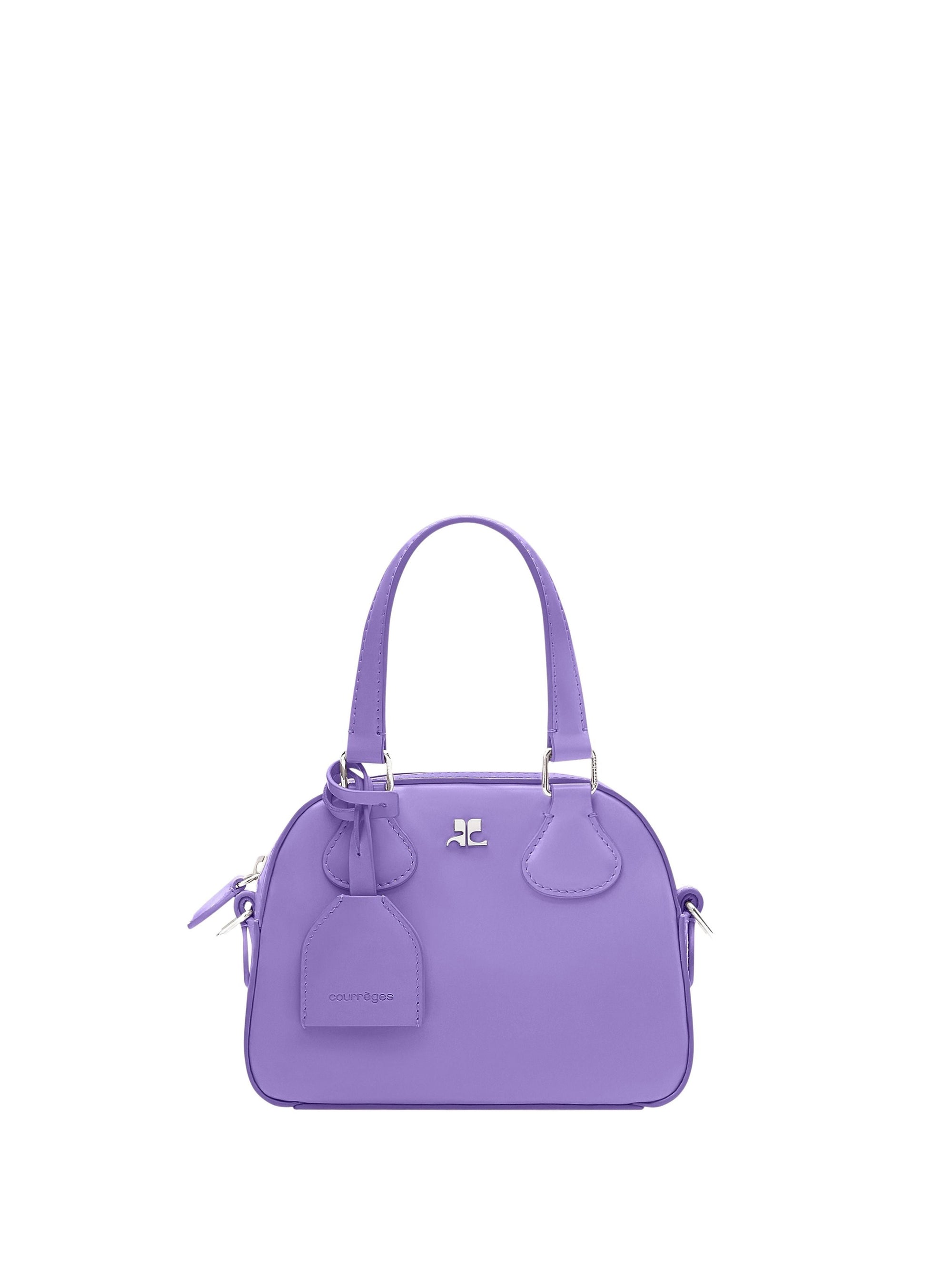 PREMIUM 18pcs NEW / MINI SAC BOWLING AC EN CUIR LISSE - Pure Purple