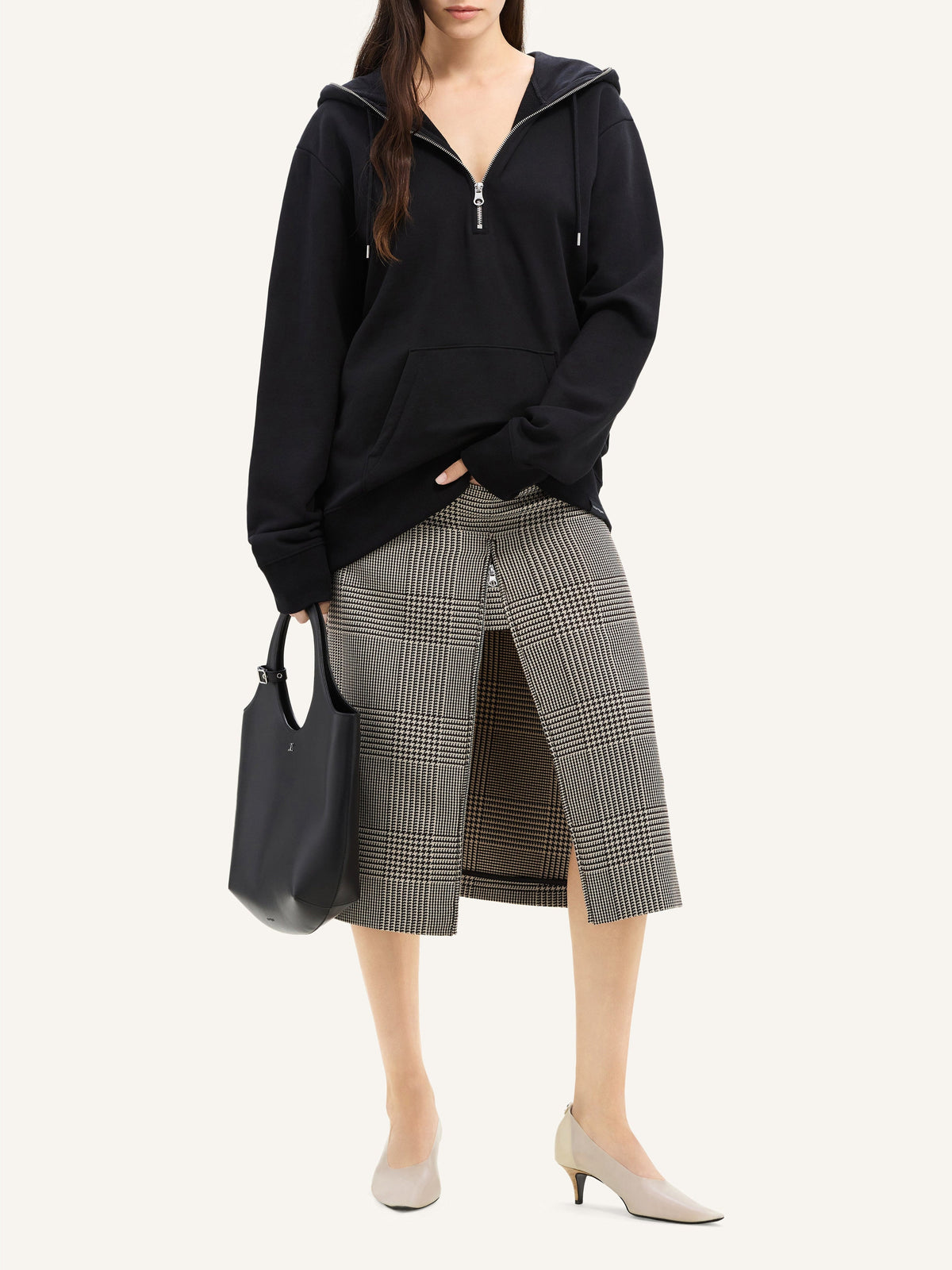 SWEAT À CAPUCHE ZIPPÉ