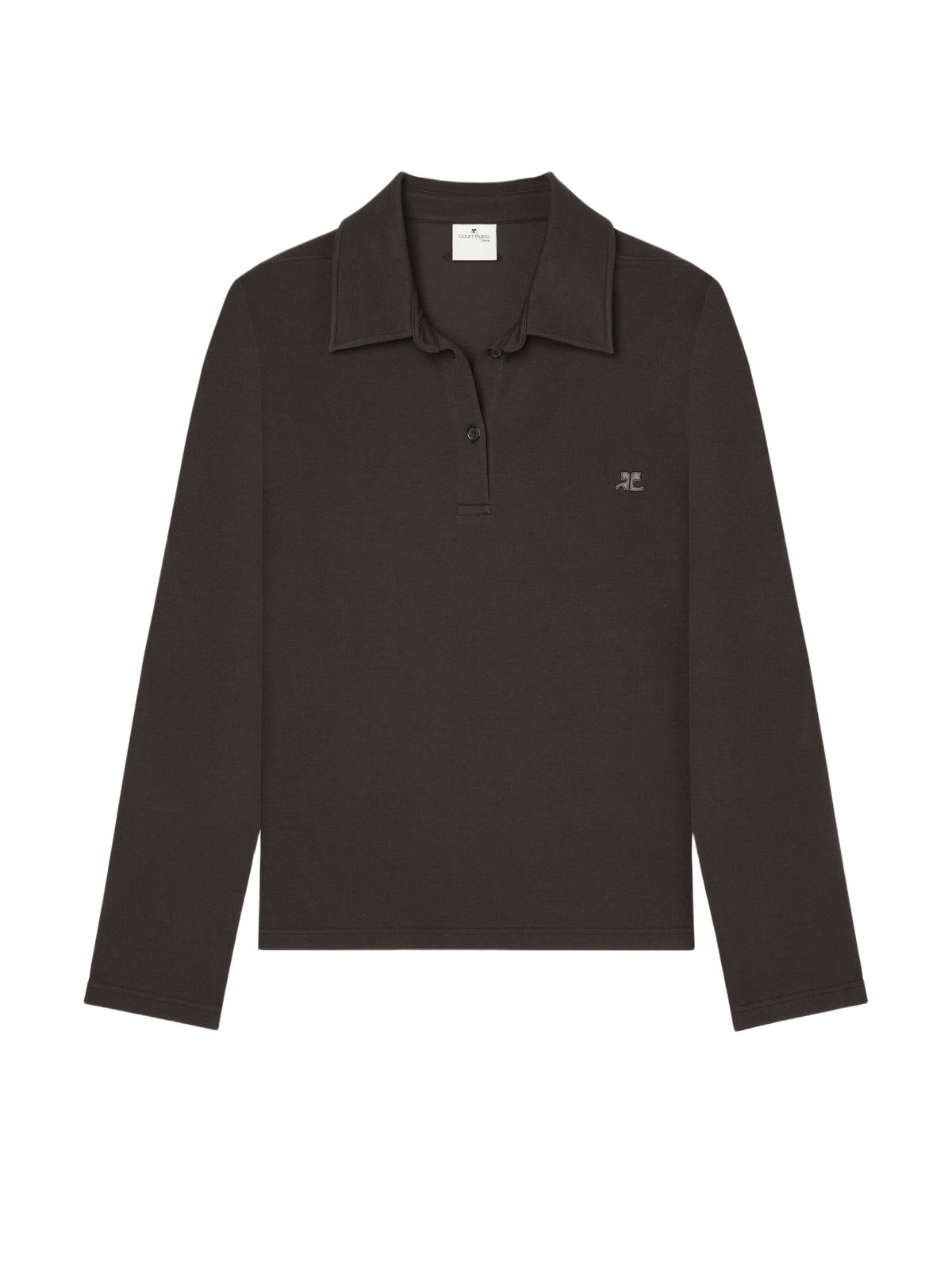 Polo contrasté - Mud Brown