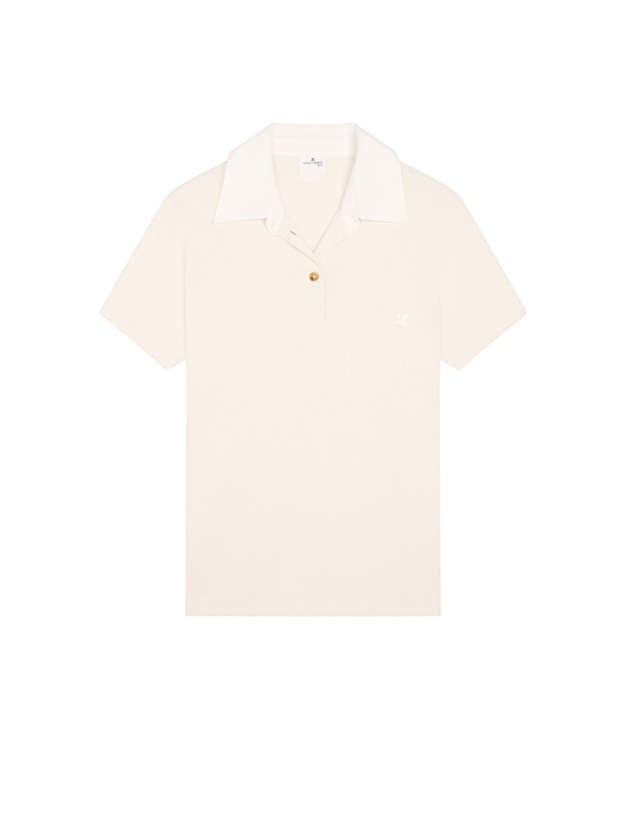 PREMIUM 59pcs NEW / POLO CONTRASTÉ EN COTON - Natural & Heritage White