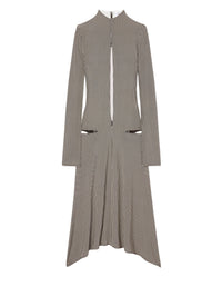 PREMIUM 3pcs NEW / ROBE MIDI VOLCANO EN JERSEY