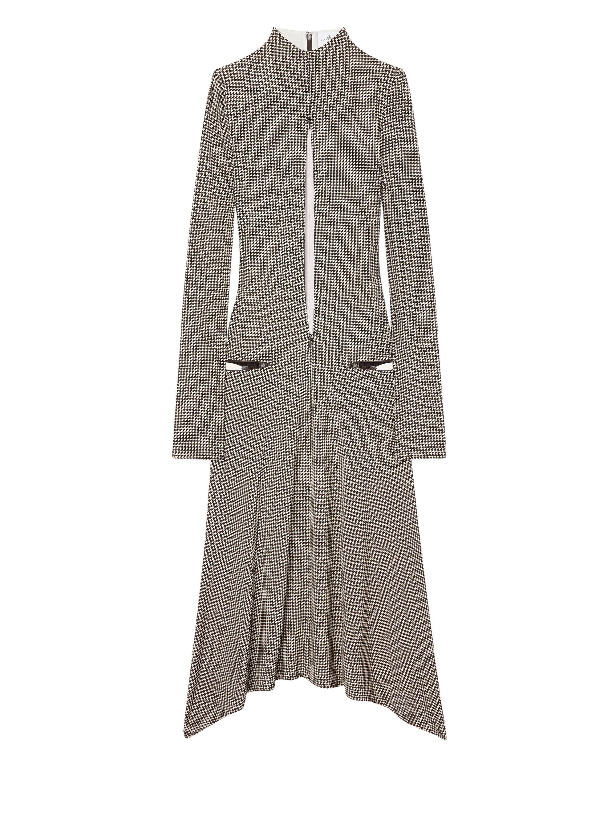 PREMIUM 3pcs NEW / ROBE MIDI VOLCANO EN JERSEY
