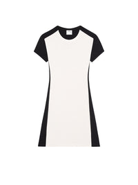 Robe mini contraste - Heritage White & Black