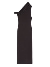 PRIX MARQUE : 250 / ROBE MIDI TWIST PIED-DE-POULE