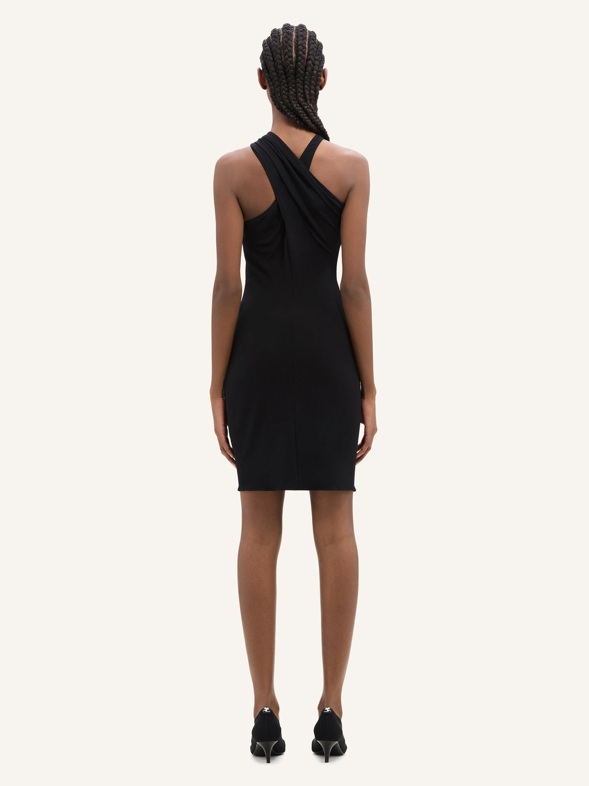 MINI ROBE CROISÉE EN JERSEY