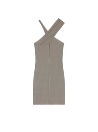 PRIX MARQUE : 190 / MINI ROBE CROISÉE EN JERSEY
