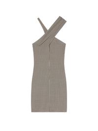 PRIX MARQUE : 190 / MINI ROBE CROISÉE EN JERSEY
