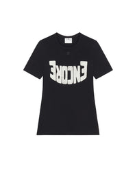PREMIUM 129pcs NEW / T-SHIRT CONTRASTE ENCORE - Black & Natural