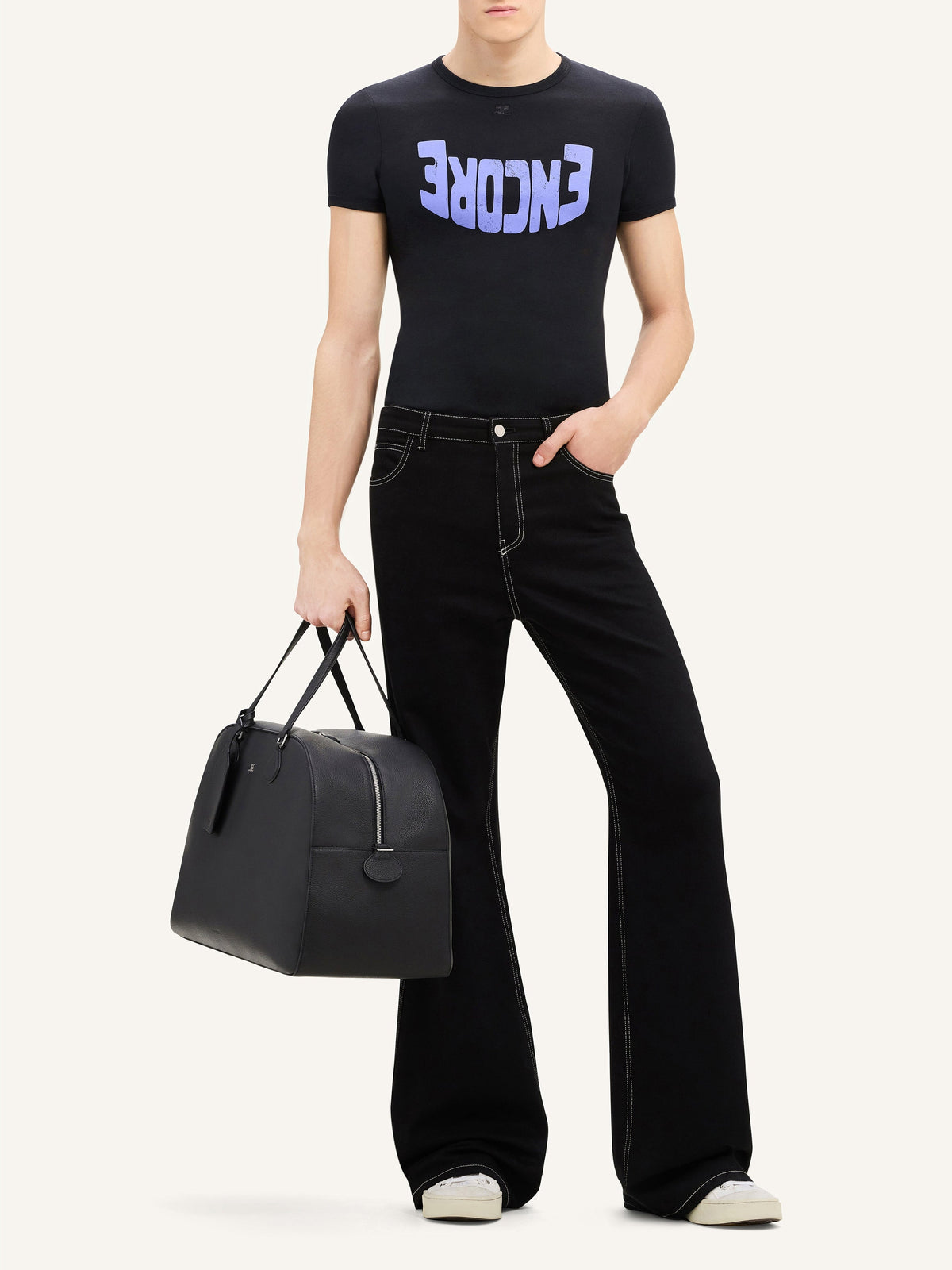 PRIX MARQUE : 90 / T-SHIRT CONTRASTE ENCORE