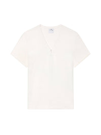 T-SHIRT CÔTELÉ ZIPPÉ 90'S