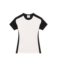 PREMIUM 64pcs NEW / T-SHIRT CONTRASTE - Heritage white & Black