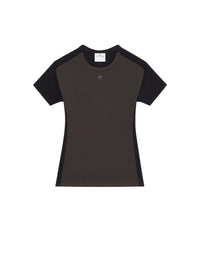 PREMIUM 74pcs NEW / T-SHIRT CONTRASTE - Mud Brown & Black